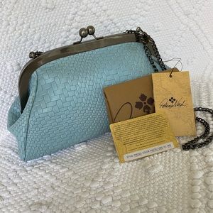 Patricia Nash•Blue•Mia Frame* Satchel•NWT